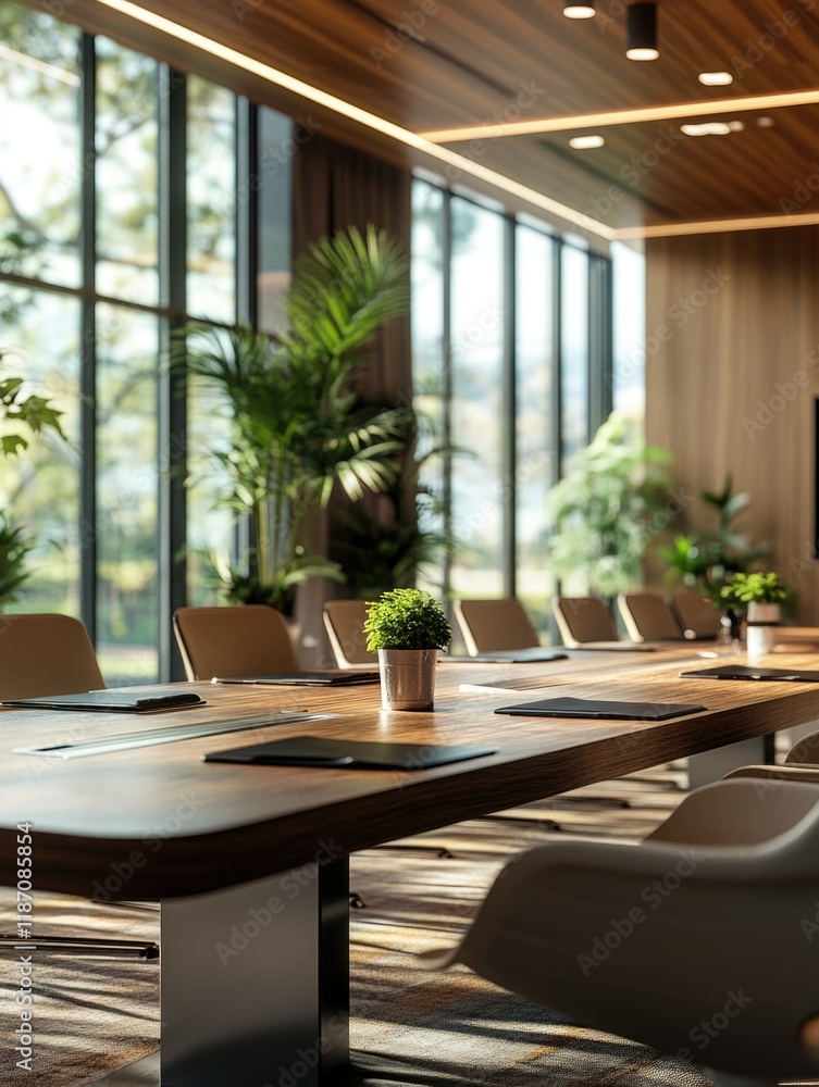 Fototapeta premium Modern Office Conference Room