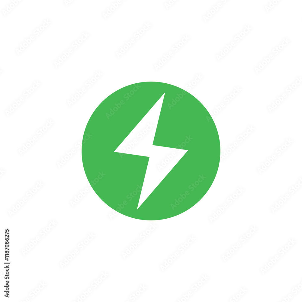 Energy Bolt Vector Icons – Vibrant Design Isolated on White Background Energy Bolt Vector Icons – Vibrant Design Isolated on White Background