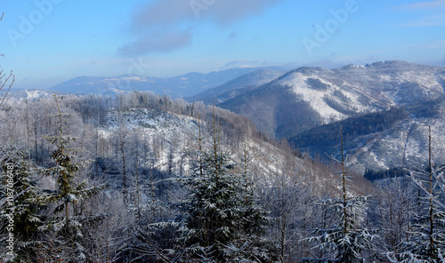 Fototapeta Naklejka Na Ścianę i Meble -  Góry zimą