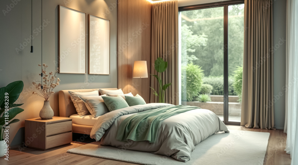 calming minimalist bedroom interior calming minimalist bedroom interior