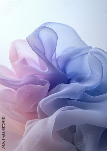 A colorful piece of fabric with a flowery pattern