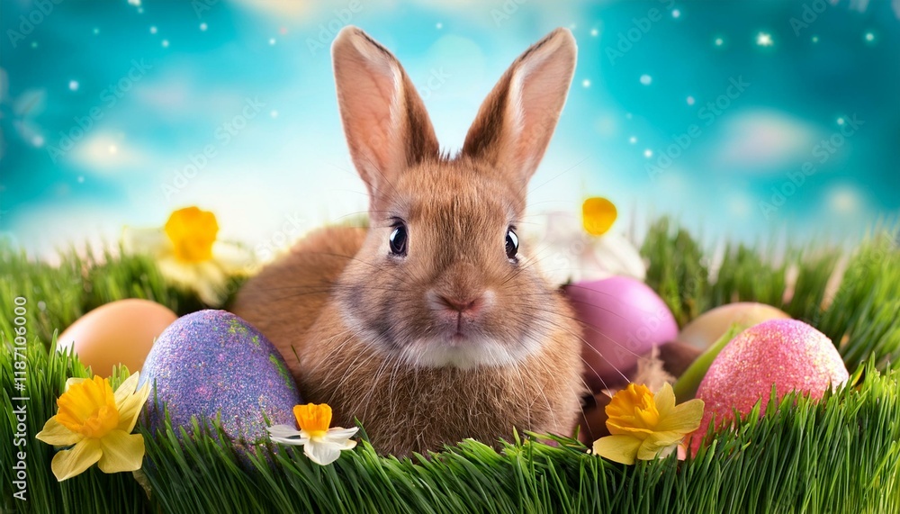 Fototapeta premium sweet easter rabbit