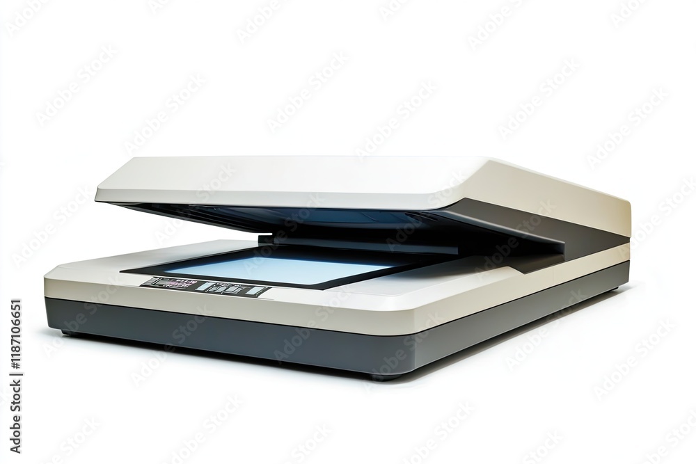  Scanner isolated on white background
