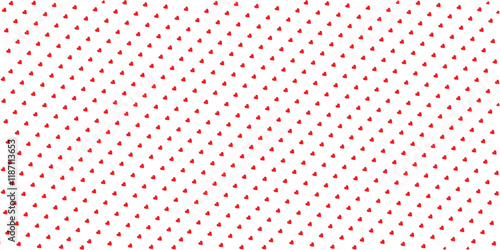 Vector seamless retro pattern, polka dot with hearts. Can be used for wallpaper, pattern fills, web page background,surface textures