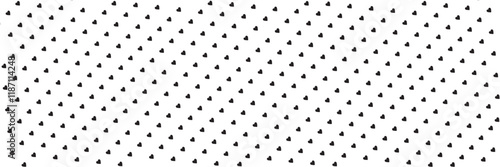 Vector seamless retro pattern, polka dot with hearts. Can be used for wallpaper, pattern fills, web page background,surface textures
