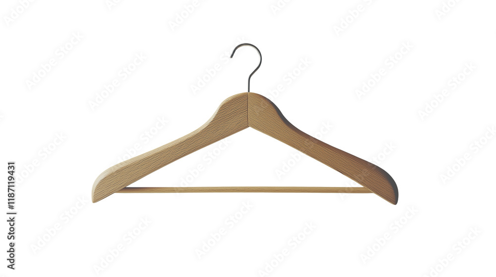 wooden hanger for clothes isolated on white background , png , transparent wooden hanger for clothes isolated on white background , png , transparent