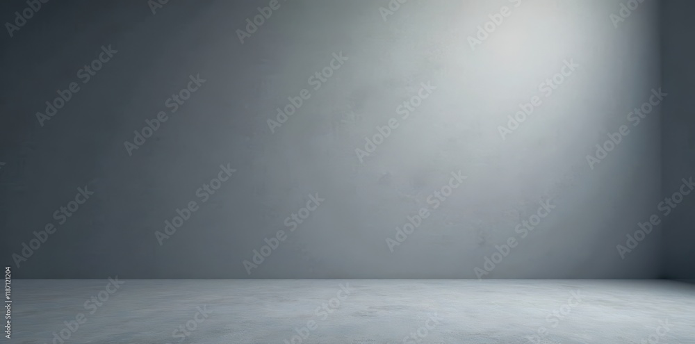 Grey gradient studio backdrop, seamless smooth surface for product shots, room, still life Grey gradient studio backdrop, seamless smooth surface for product shots, room, still life