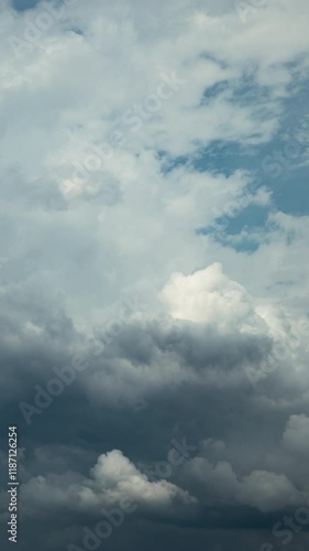 Wallpaper Mural Vertical video - Timelapse of storm clouds brewing in the sky Torontodigital.ca