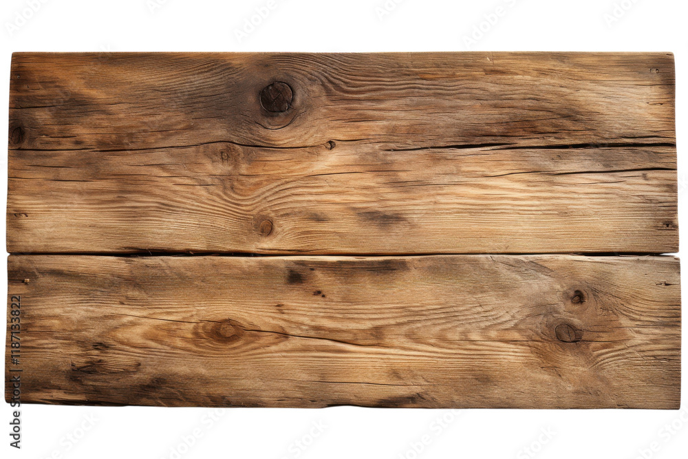 Rustic wooden plank with detailed grain patterns suitable for various crafts and designs Rustic wooden plank with detailed grain patterns suitable for various crafts and designs
