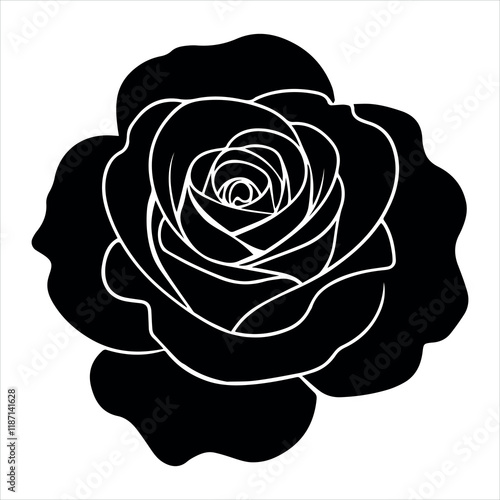 Romantic Rose for rose day vector illustration image