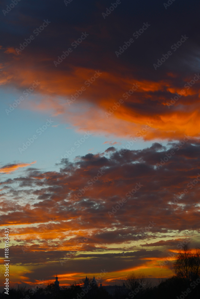 Fototapeta premium Freising, Morgenstimmung