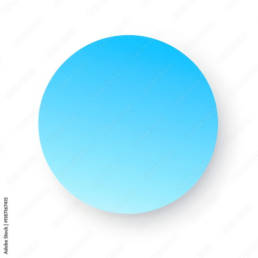 Single gradient-filled circle in pastel blue, softly blending into a clean white background Single gradient-filled circle in pastel blue, softly blending into a clean white background