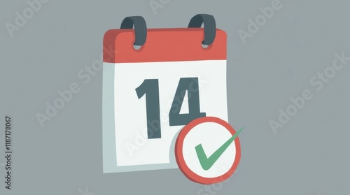 Calendar Icon with Highlighted Date