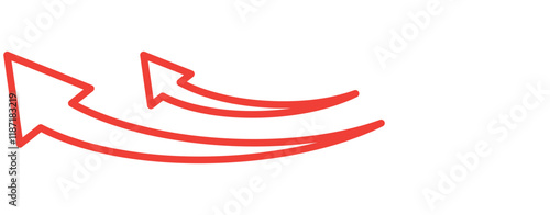 Curved arrow icons. curved arrows set. arrow symbol collection. vector