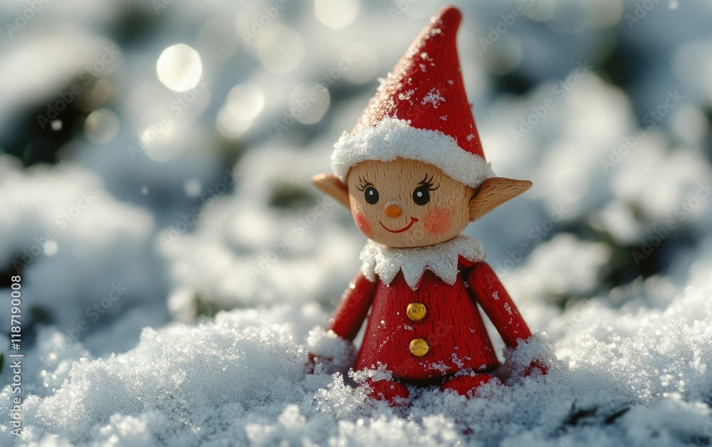 Season's Greetings Gnome in Winter Wonderland Season's Greetings Gnome in Winter Wonderland