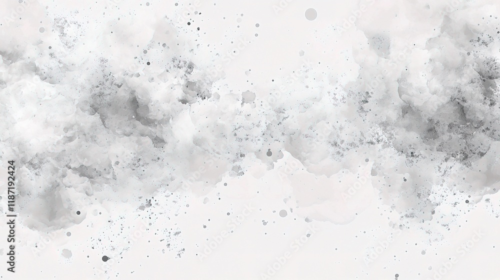 Seamless Gray and White Abstract Particle Flow Design Background Seamless Gray and White Abstract Particle Flow Design Background
