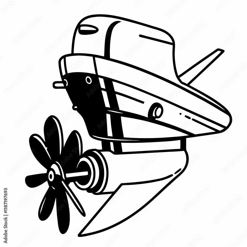 Fototapeta premium boat on the beach