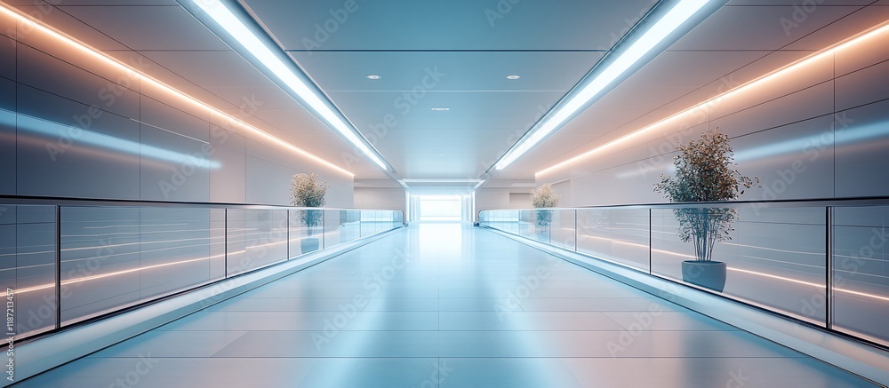 Futuristic Corridor: Modern Architecture and Design Futuristic Corridor: Modern Architecture and Design
