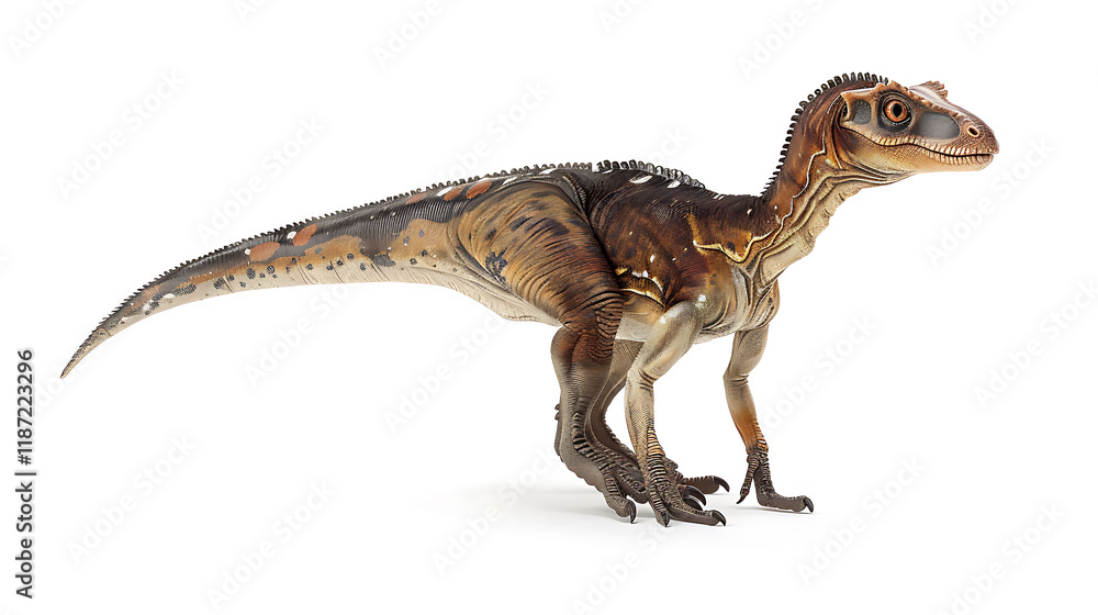 Fototapeta premium Majestic Dinosaur: Fearsome Carnivore of the Jurassic Era