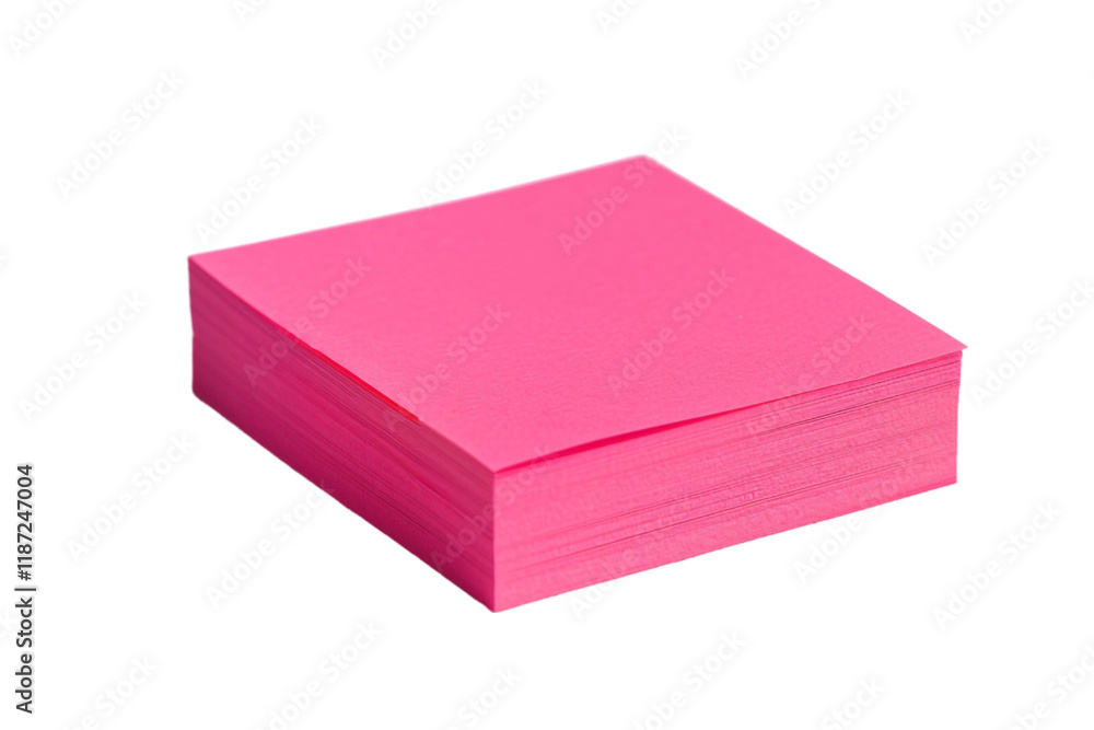 Pink Sticky Note Isolated on Transparent Background Pink Sticky Note Isolated on Transparent Background
