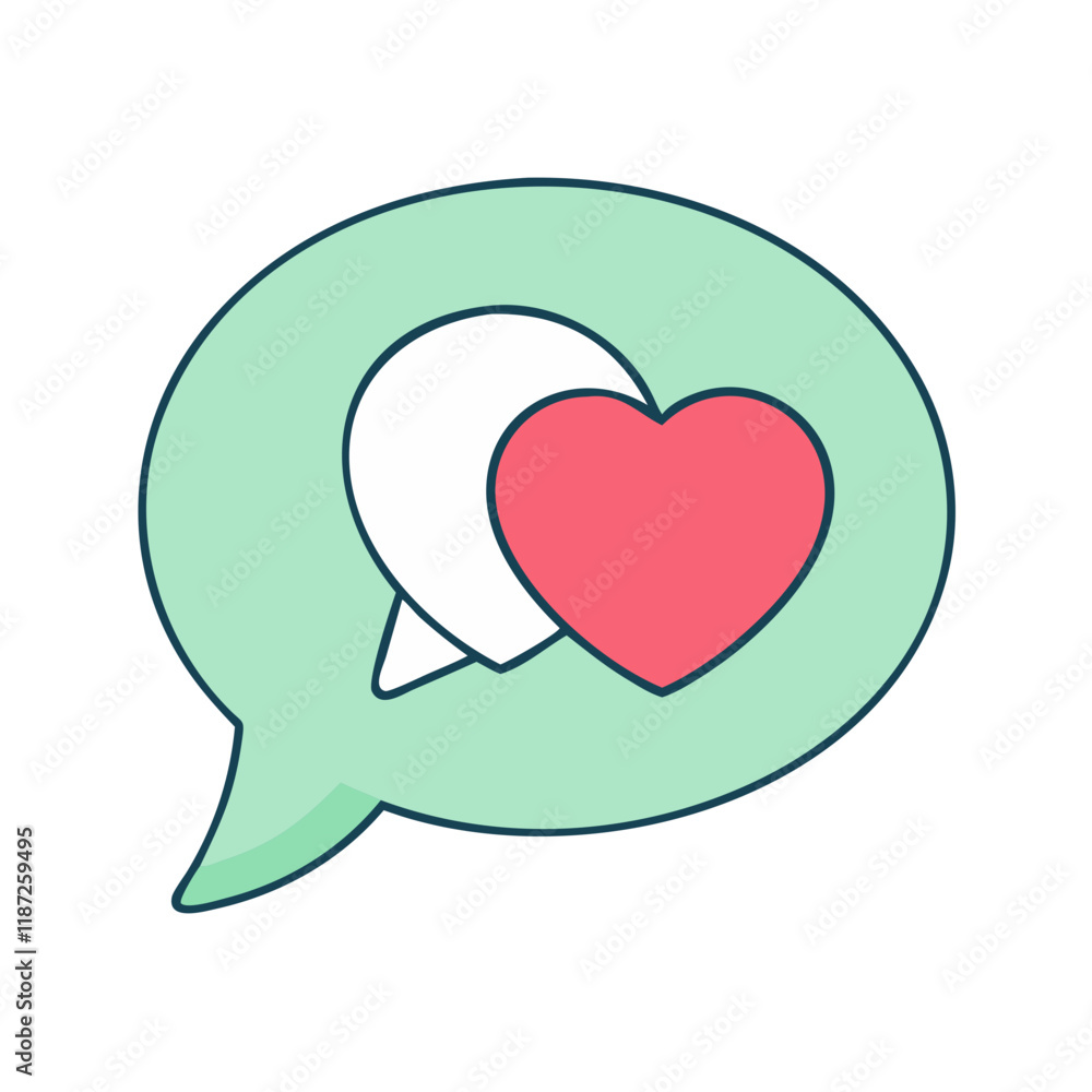 chat bubble with heart vector icon, chat bubble with heart vector illustration - simple illustration of chat bubble with heart, perfect for logos,and chat bubble with heart -themed designs. chat bubble with heart vector icon, chat bubble with heart vector illustration - simple illustration of chat bubble with heart, perfect for logos,and chat bubble with heart -themed designs.