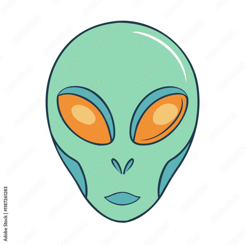 alien face vector icon, alien face vector illustration - simple illustration of alien face, perfect for logos,and alien face -themed designs. alien face vector icon, alien face vector illustration - simple illustration of alien face, perfect for logos,and alien face -themed designs.