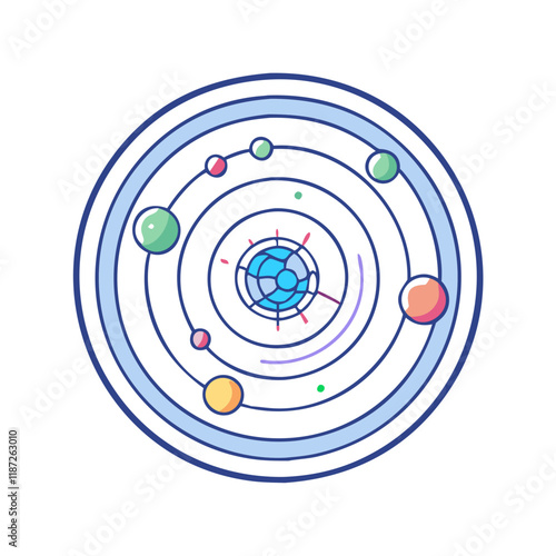 interstellar map vector icon, interstellar map vector illustration - simple illustration of interstellar map, perfect for logos,and interstellar map -themed designs.