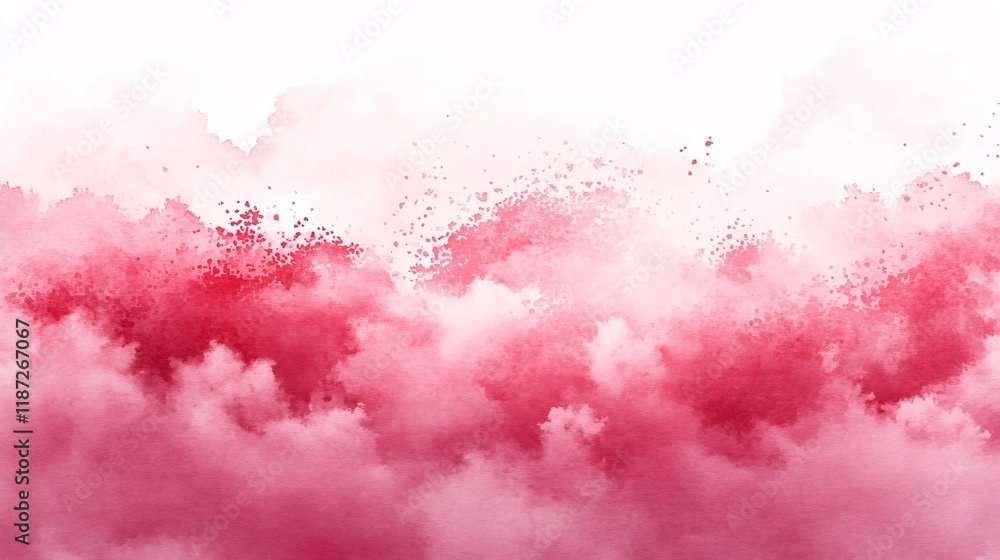 Colorful abstract clouds in shades of red creating a dreamy atmosphere Colorful abstract clouds in shades of red creating a dreamy atmosphere