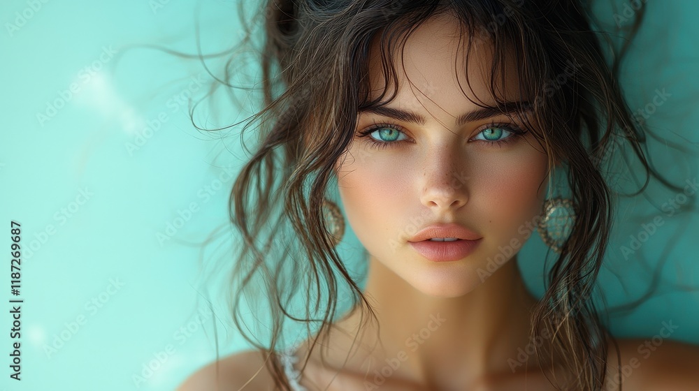Portrait of a beautiful woman. Portrait of a beautiful woman.