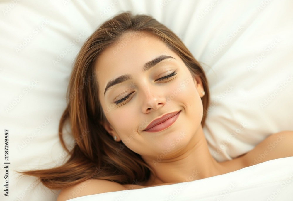 Relaxed female portrait with soft focus