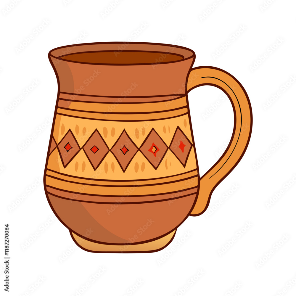 traditional pottery mug vector icon, traditional pottery mug vector illustration-simple illustration of traditional pottery mug, perfect for logos,and traditional pottery mug-themed designs. traditional pottery mug vector icon, traditional pottery mug vector illustration-simple illustration of traditional pottery mug, perfect for logos,and traditional pottery mug-themed designs.