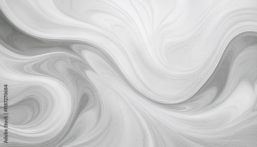 Obraz premium abstract white background with marbled texture pattern in elegant fancy design grunge swirls and messy marbled pattern in detailed painted white and gray stone backdrop layout