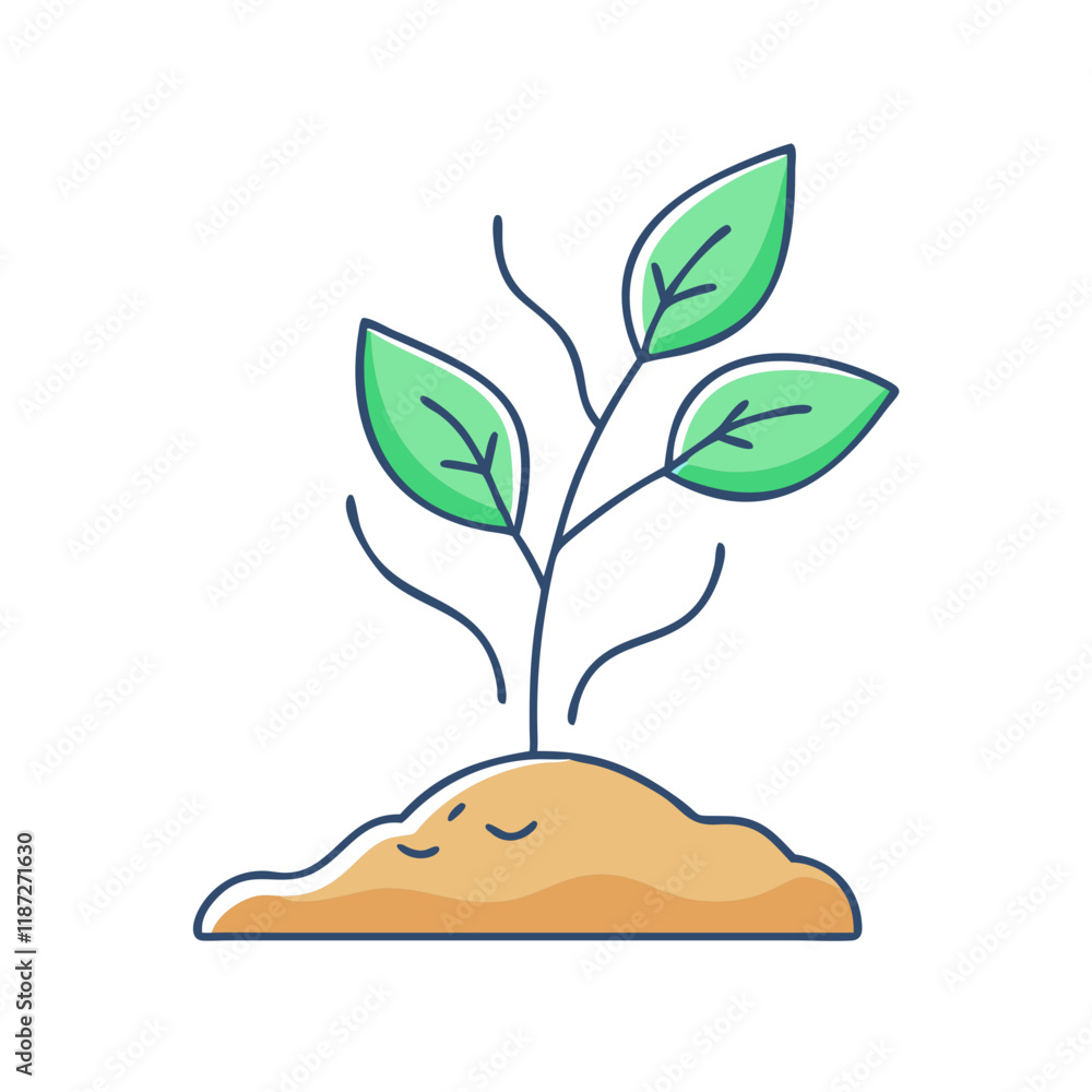 sapling in soil vector icon, sapling in soil vector illustration-simple illustration of sapling in soil, perfect for logos,and sapling in soil - themed designs. sapling in soil vector icon, sapling in soil vector illustration-simple illustration of sapling in soil, perfect for logos,and sapling in soil - themed designs.