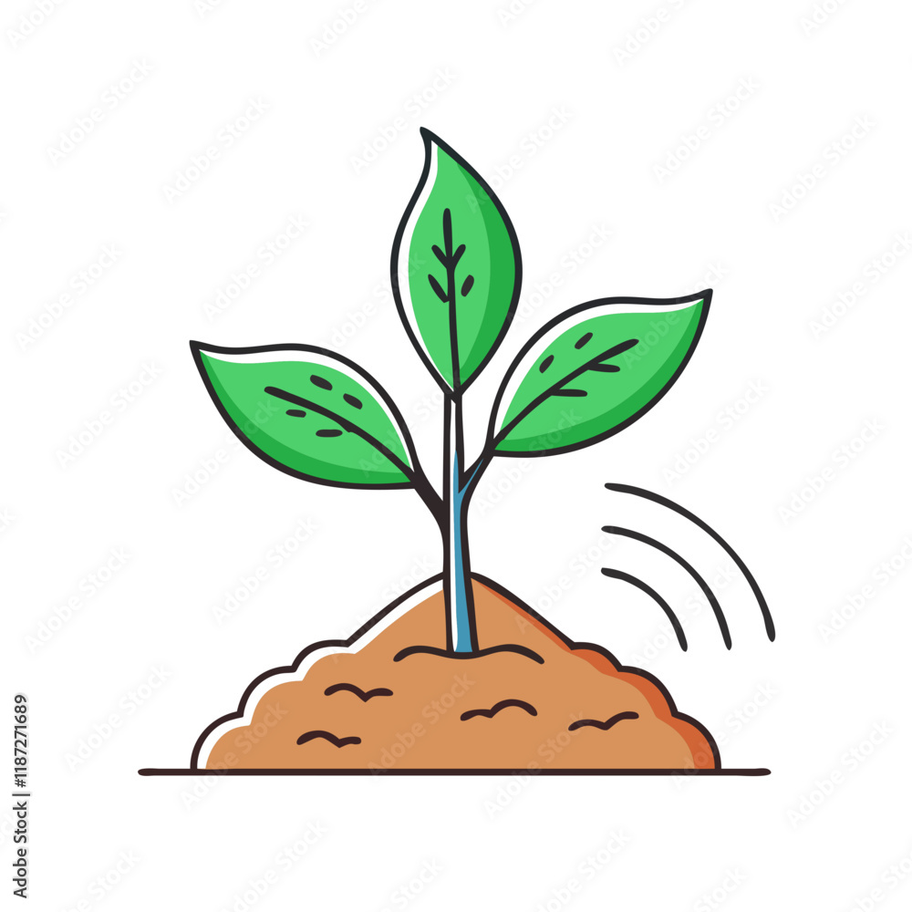 sapling in soil vector icon, sapling in soil vector illustration-simple illustration of sapling in soil, perfect for logos,and sapling in soil - themed designs. sapling in soil vector icon, sapling in soil vector illustration-simple illustration of sapling in soil, perfect for logos,and sapling in soil - themed designs.