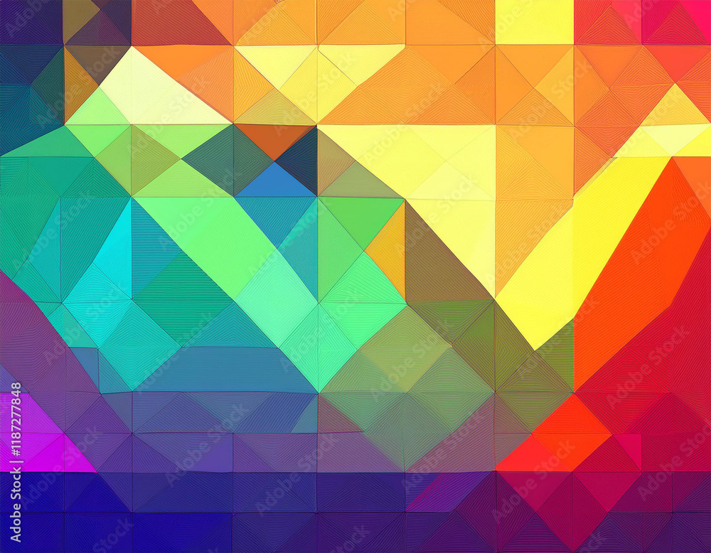 Obraz premium geometric colorful background