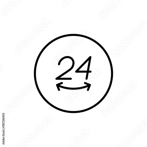 Check 24 icon flat editable icon mark