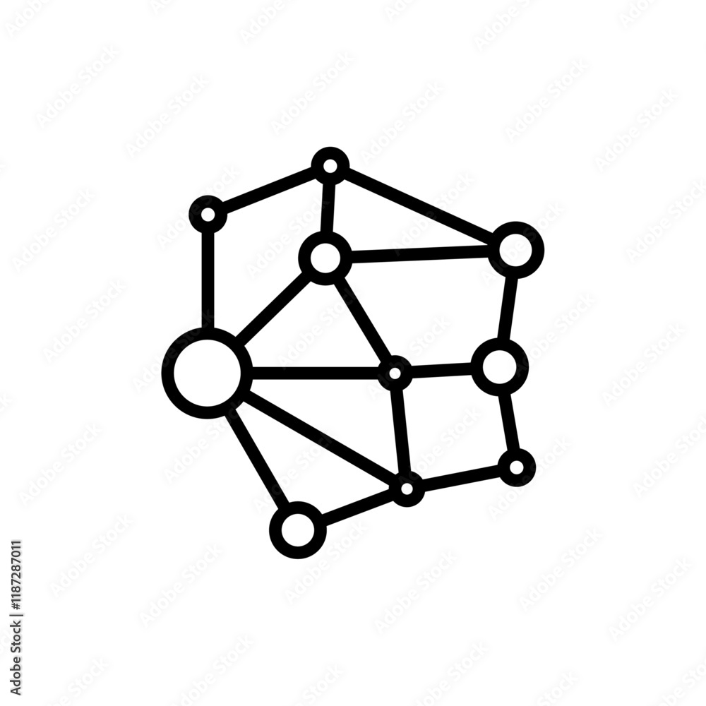 Connections icon flat editable icon mark Connections icon flat editable icon mark