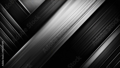 abstract black and silver are light gray with white the gradient is the surface with templates metal texture soft lines tech diagonal background black dark sleek clean modern