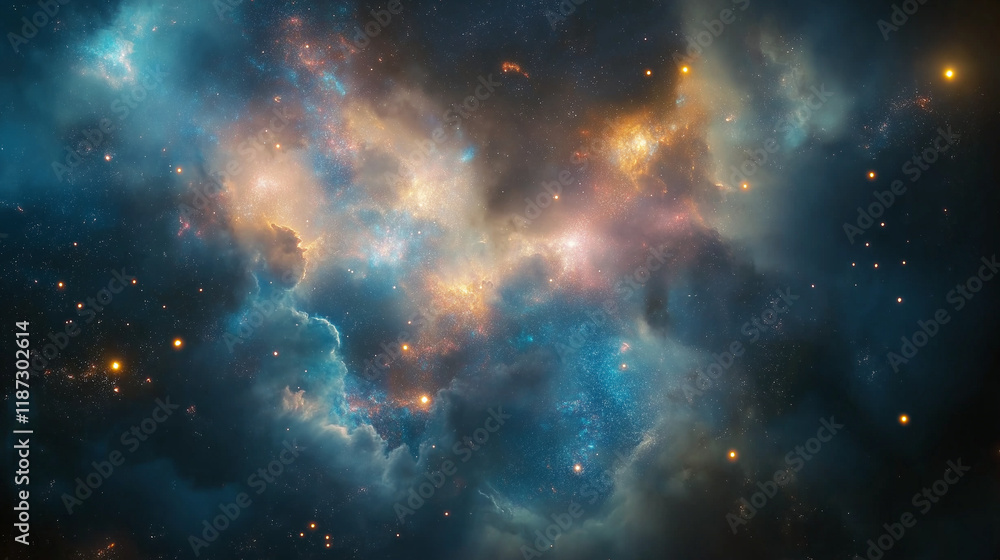 Fototapeta premium Galaxy in Deep Space