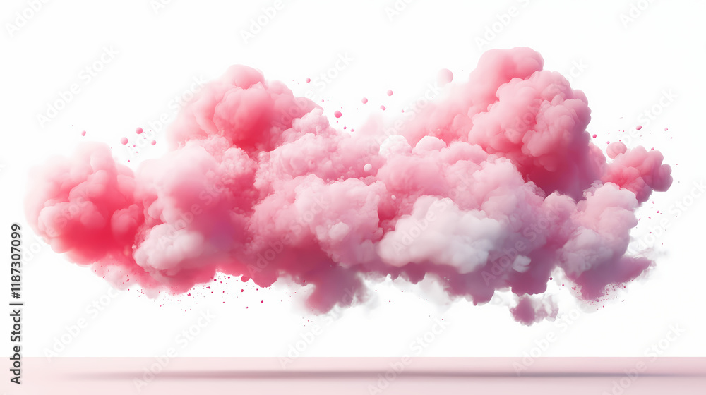3d render pink fluffy clouds 3d render pink fluffy clouds
