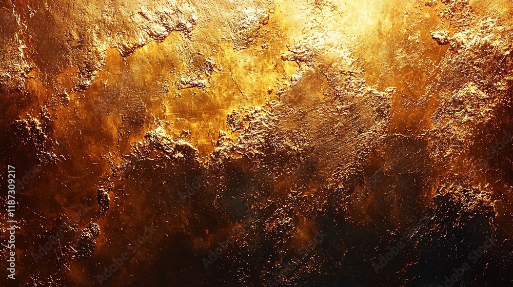 custom made wallpaper toronto digitalGlowing golden texture with fiery, rough surface.
