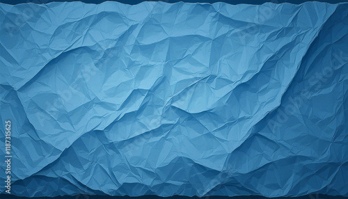 Wallpaper Mural blue crumpled paper texture background  illustration a wrinkled and creased blank paper texture perfect for grunge backdrop design Torontodigital.ca