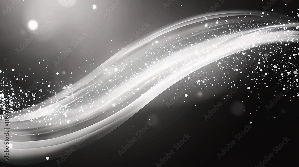Sleek Dynamic Monochrome Abstract Background with Light Lines Sleek Dynamic Monochrome Abstract Background with Light Lines
