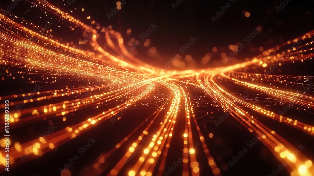 Animated Glowing Lines and Circuits with Dynamic Connections Animated Glowing Lines and Circuits with Dynamic Connections
