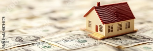 mortgage savings and loan concept