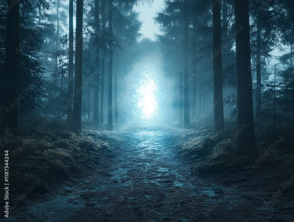 Fototapeta premium Mystical Forest Path