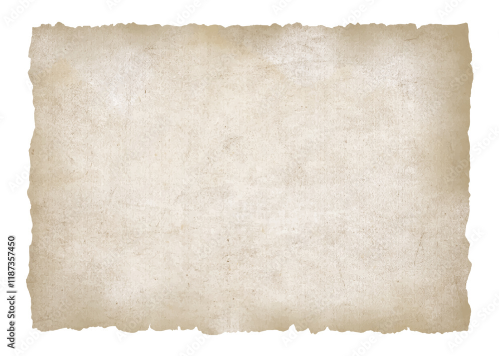 Poster Old faded paper sheet with torn ripped edges – Wall Art | UkPosters