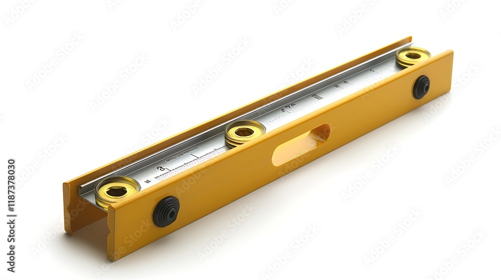 A level tool isolated on white background A level tool isolated on white background