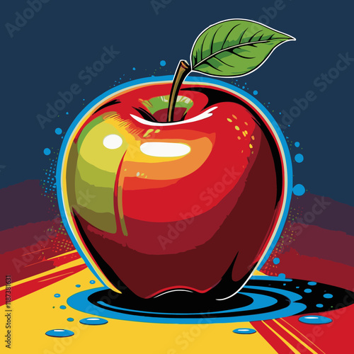 apple fruit vector for design needs 