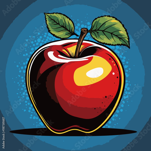 apple fruit vector for design needs 